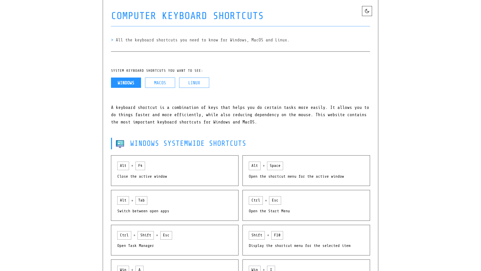 Computer Keyboard Shortcuts logo