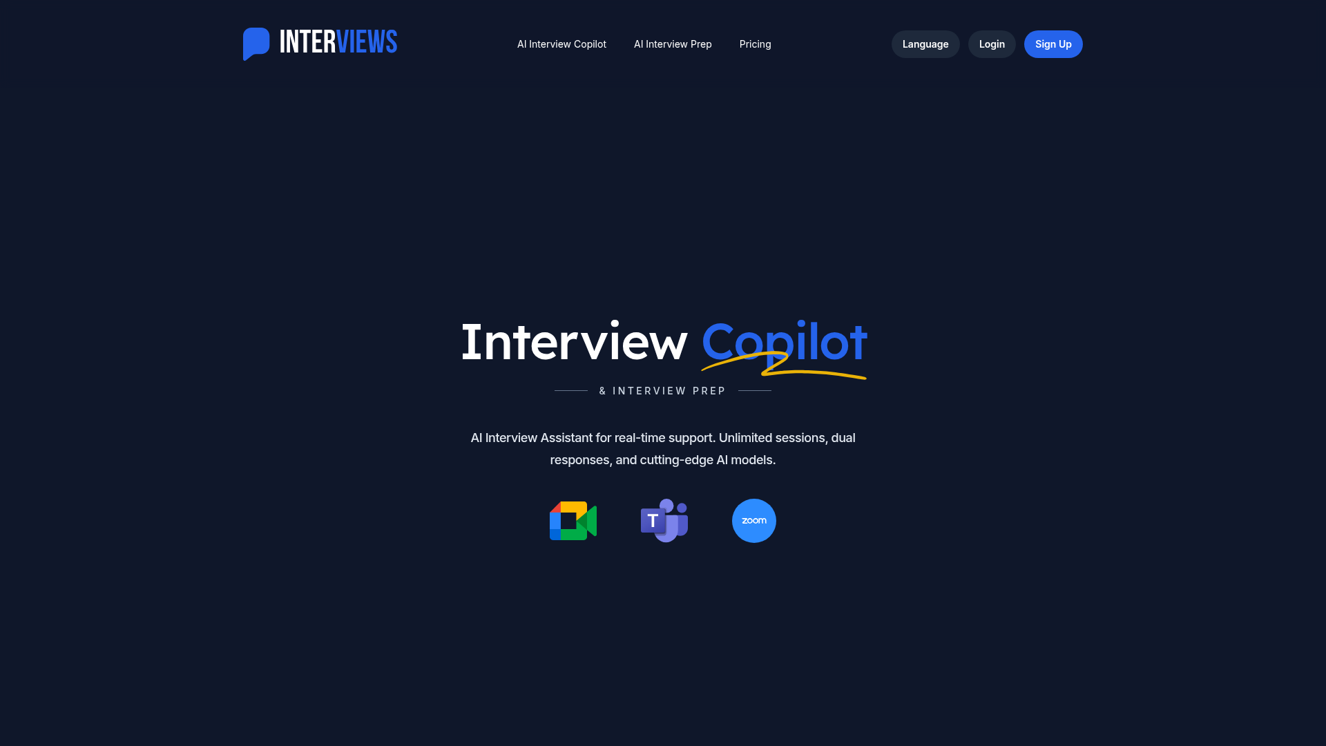 Interviews Chat logo