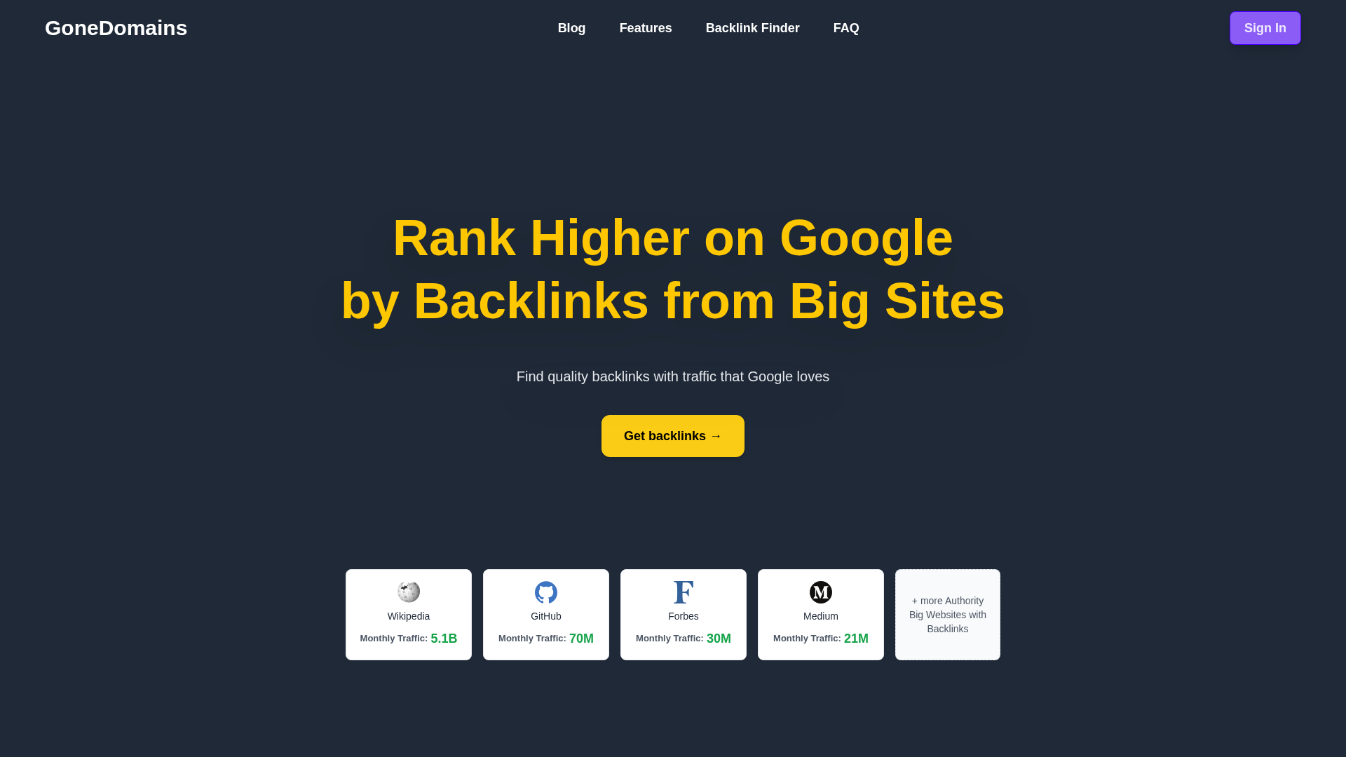 GoneDomains – Find Quality Expired Domains logo