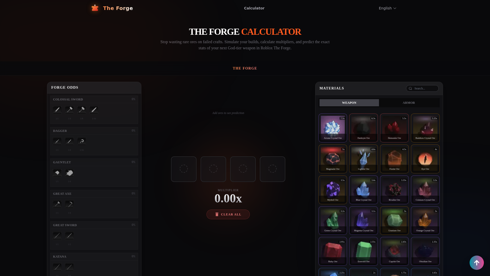 Forge Calculator logo