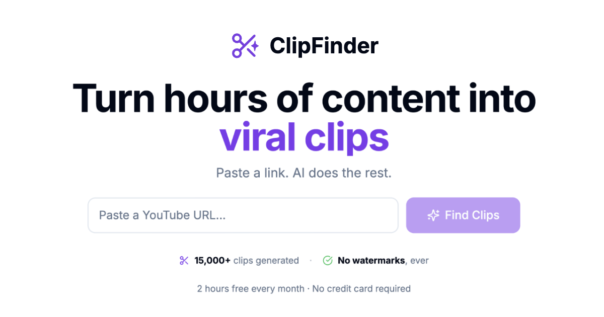 ClipFinder logo