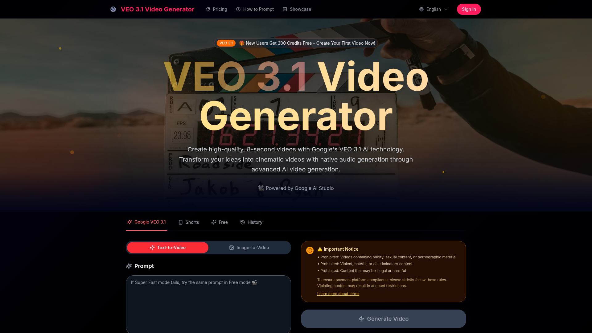 VEO 3.1 Video Generator logo