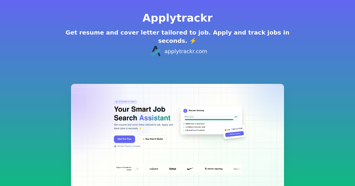 Applytrackr logo
