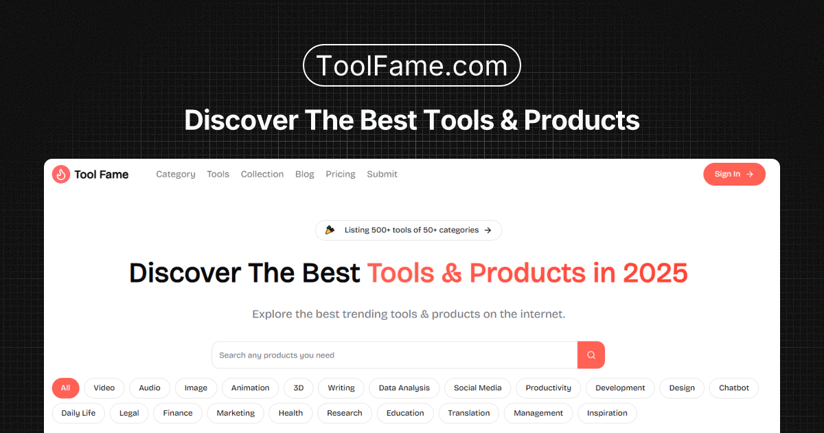 Tool Fame - Product Image