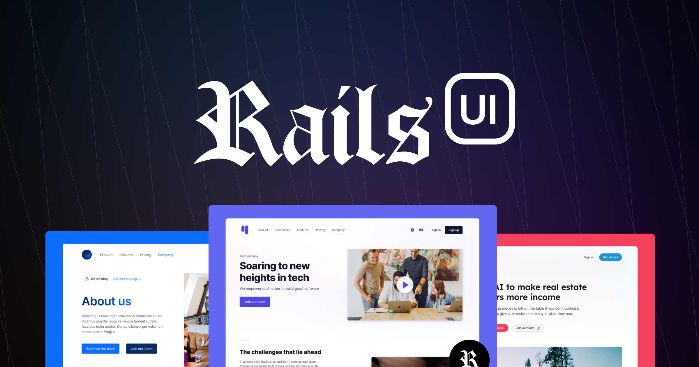 Rails UI logo