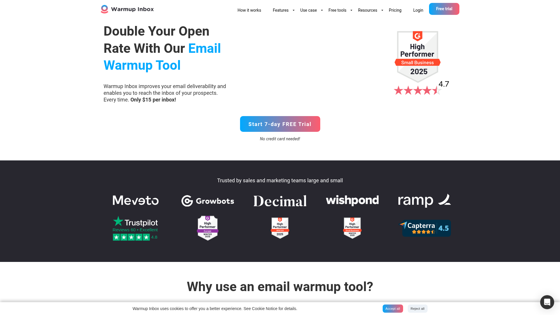 Warmup Inbox logo