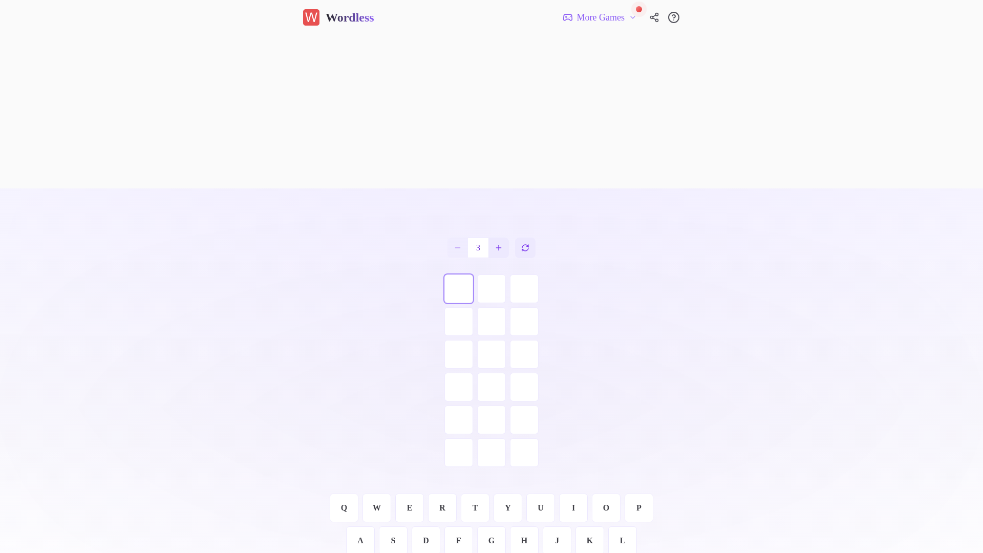 Wordless Game logo