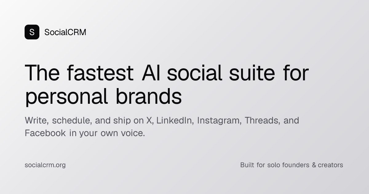 SocialCRM AI logo