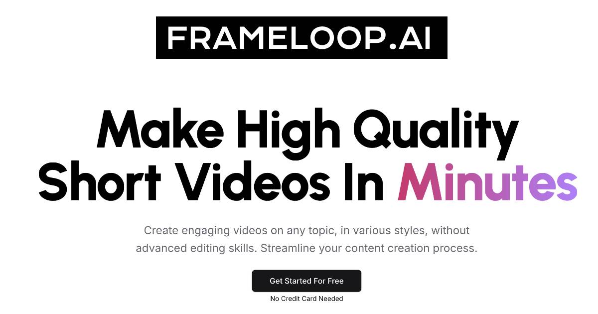 Frameloop AI logo