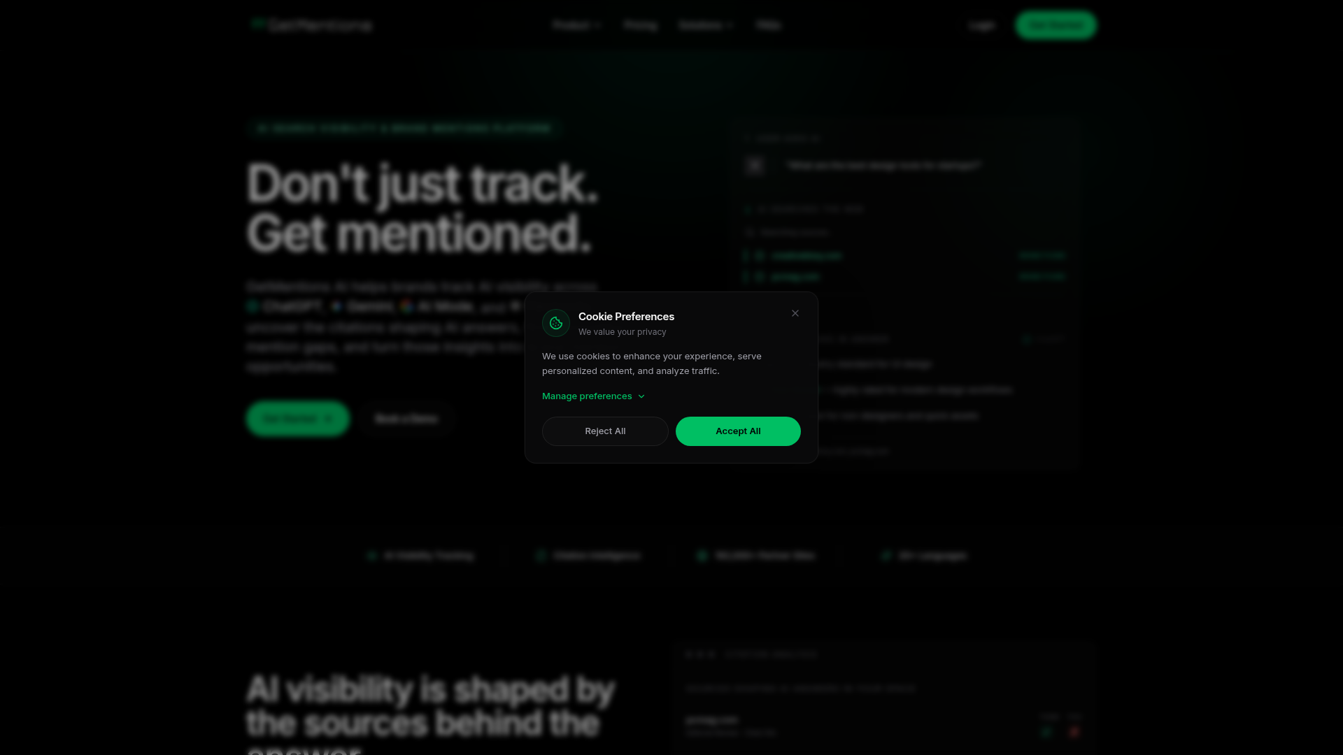 GetMentions AI logo