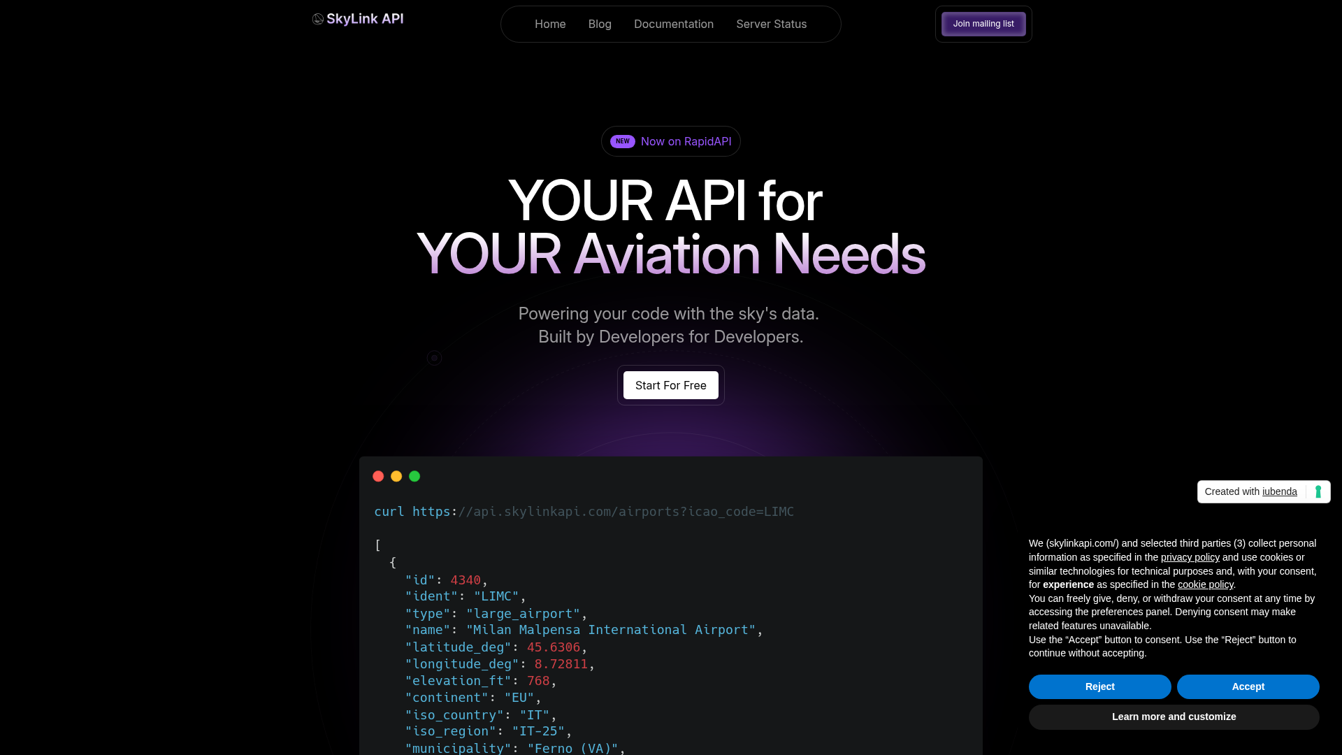 SkyLink API logo