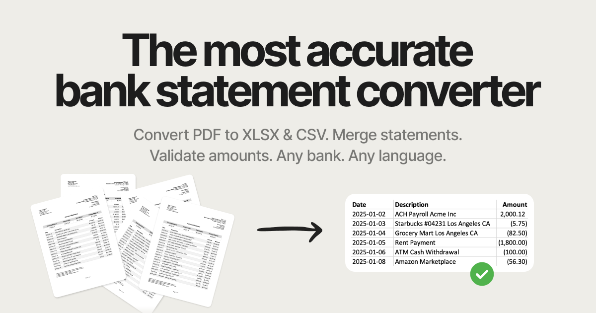 Bank PDF Converter logo