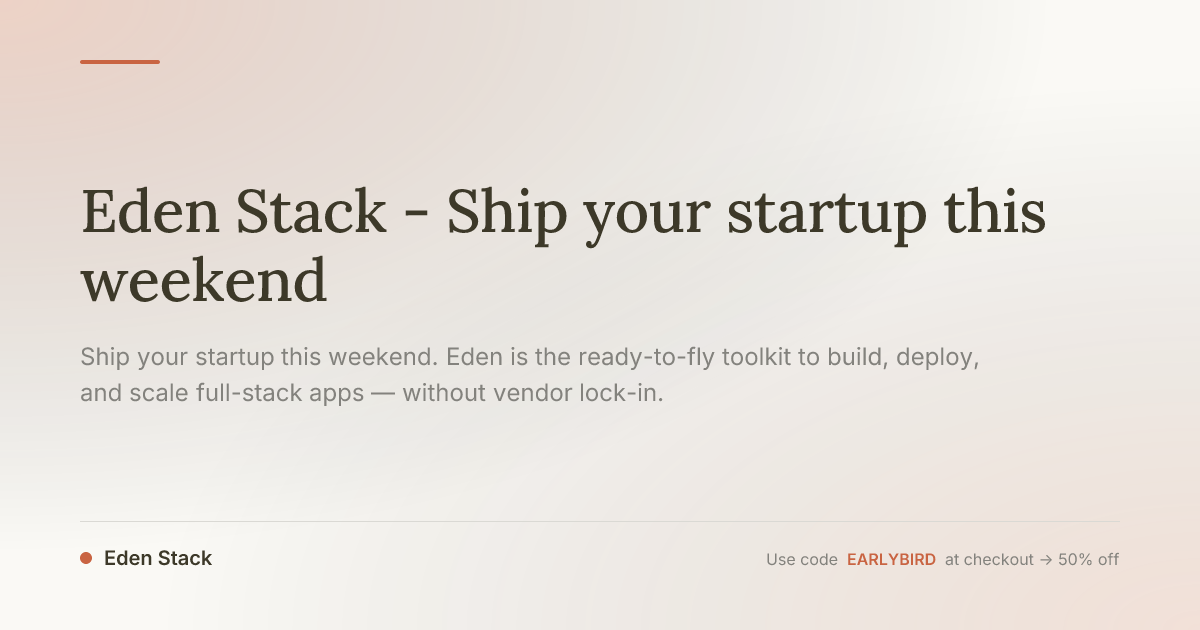 Eden Stack logo