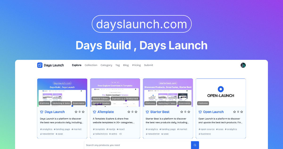 Days Launch logo