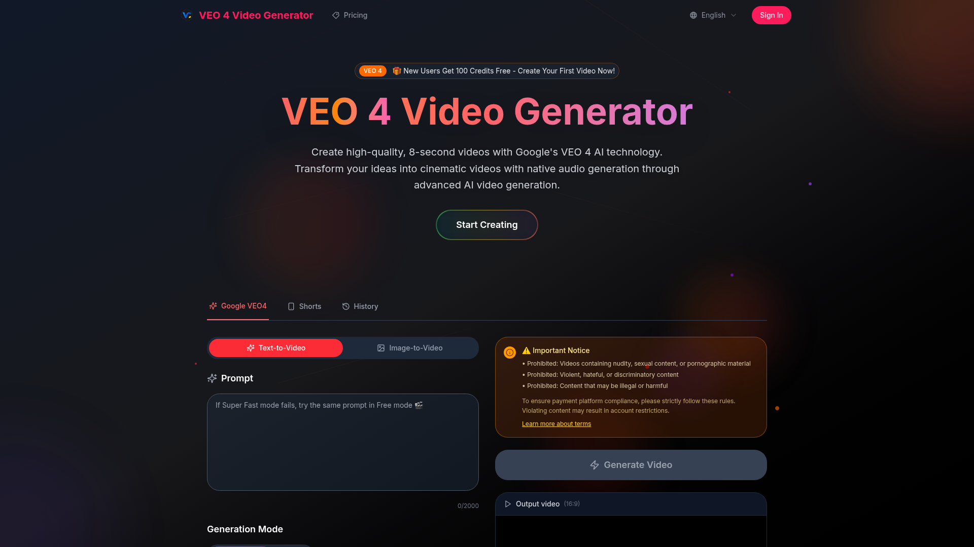 VEO 4 Video Generator logo