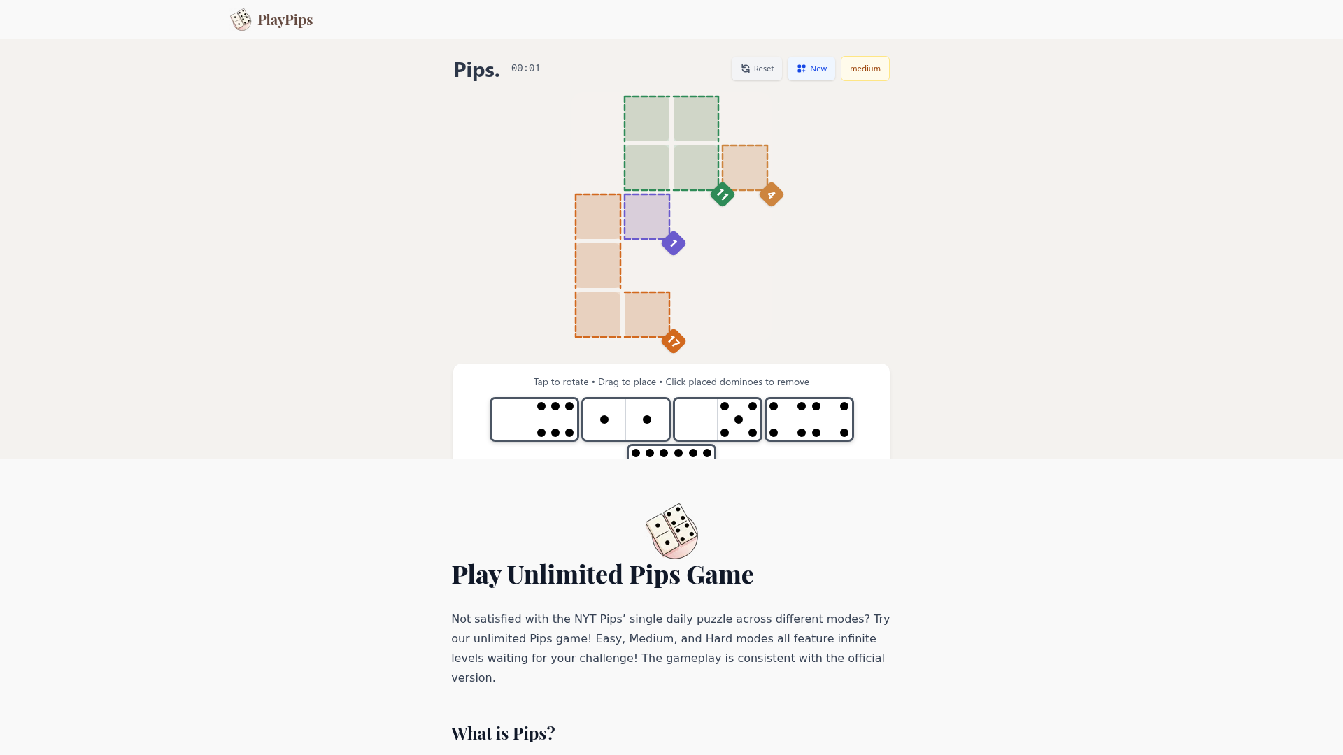 Pips Game logo