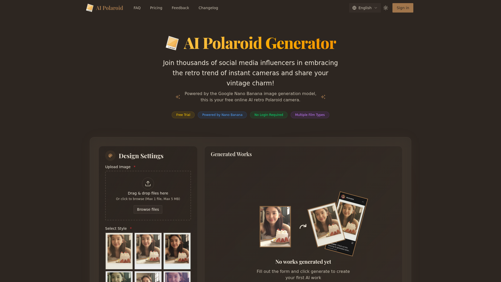 AI Polaroid logo