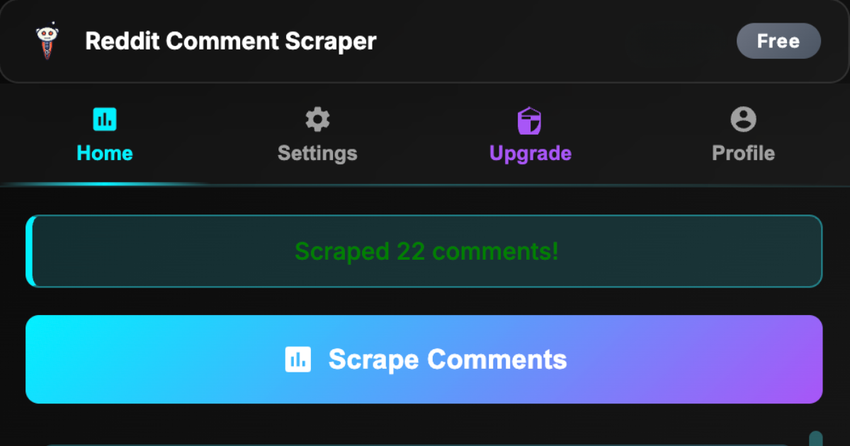 Reddit Scraper Galaxy logo