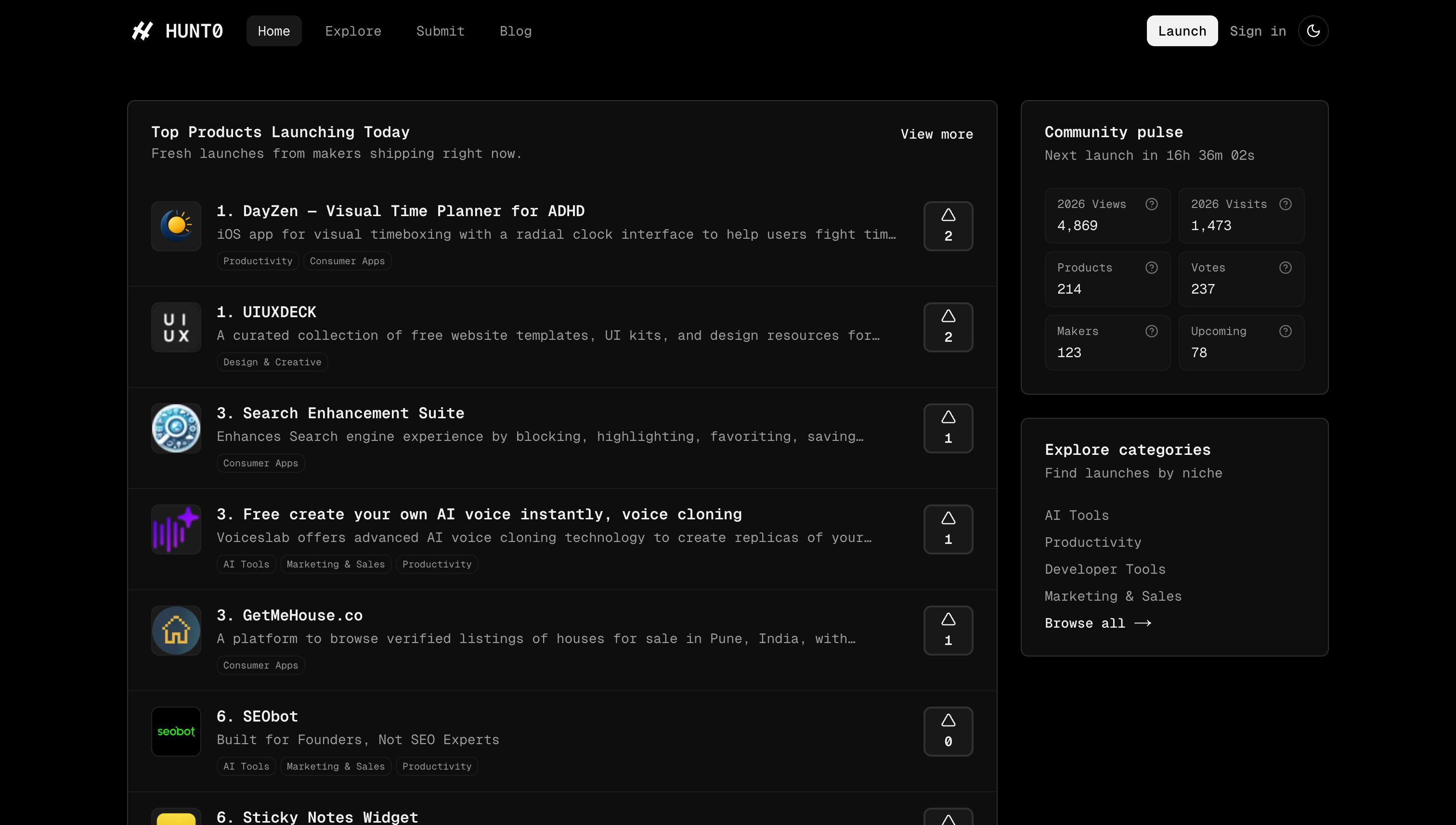 HUNT0 - Ship Early. Hunt Early. logo