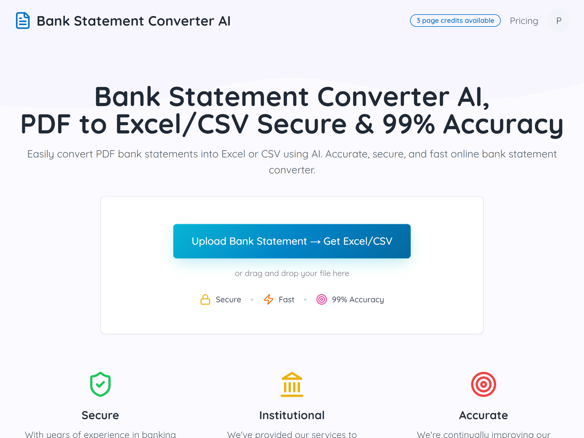 Bank Statement Converter AI logo