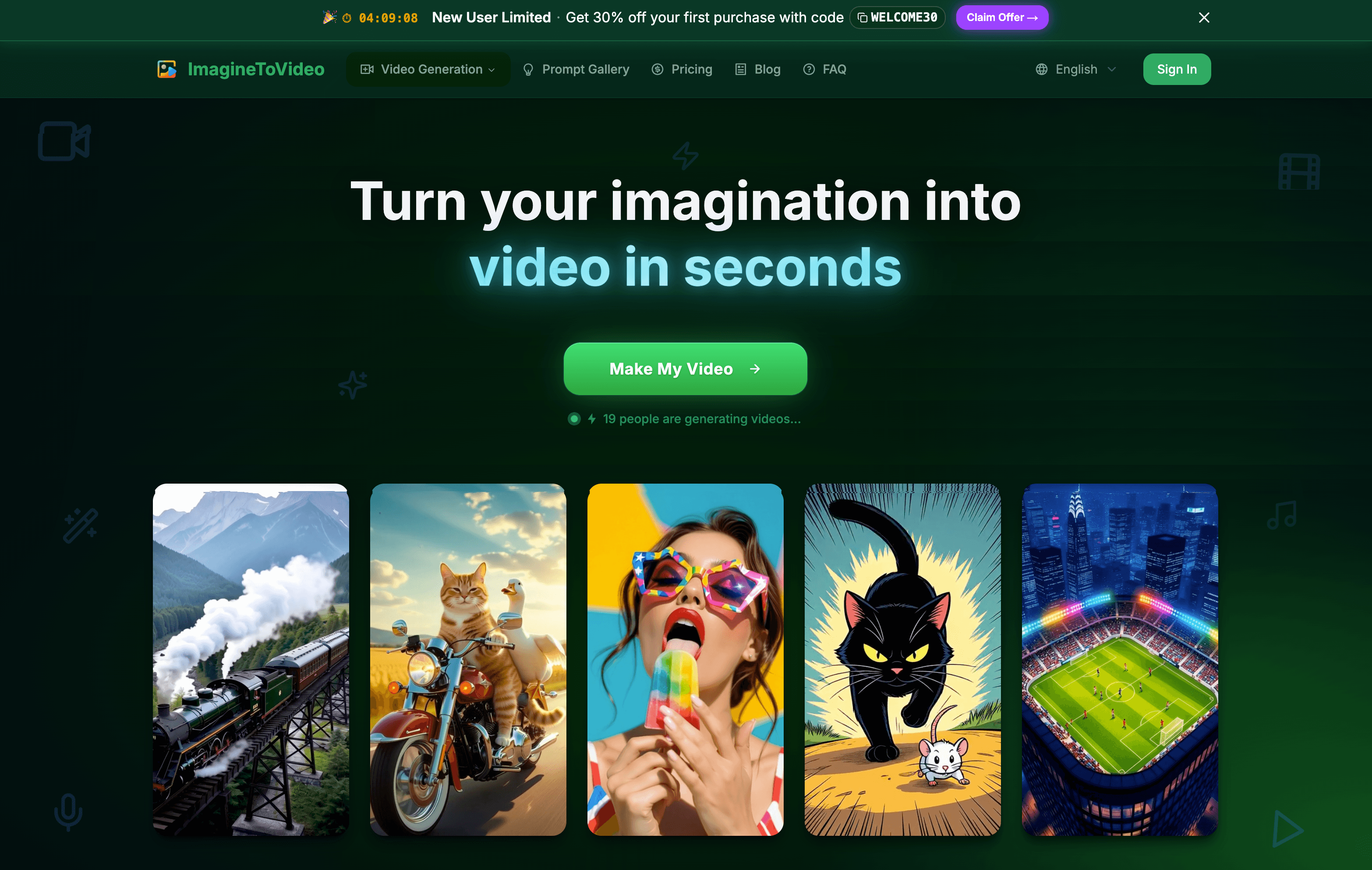 ImagineToVideo logo