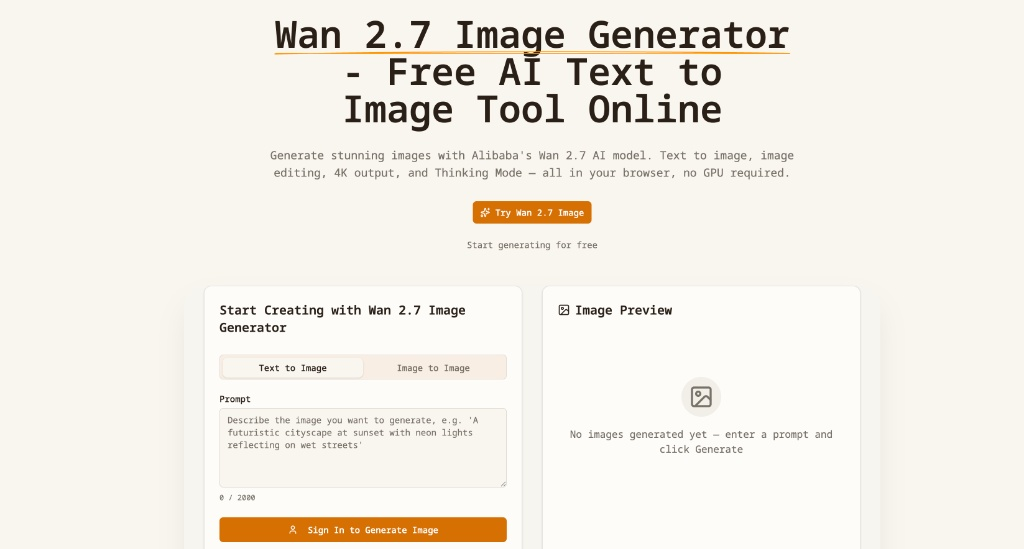 Wan 2.7 AI Image Generation  logo