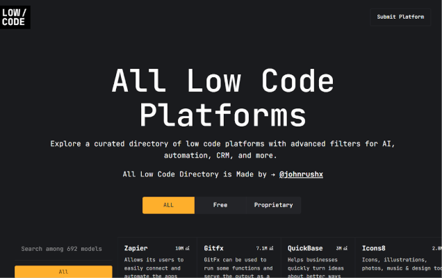 Low Code Platforms logo