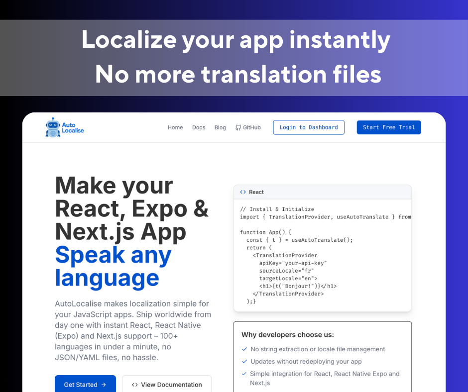 AutoLocalise - Product Image