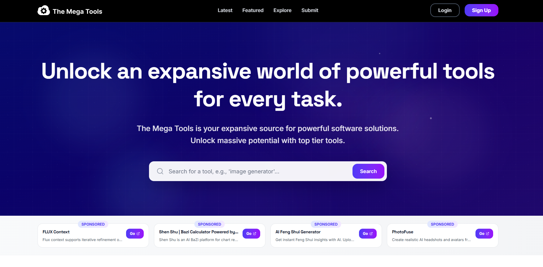 The Mega Tools logo