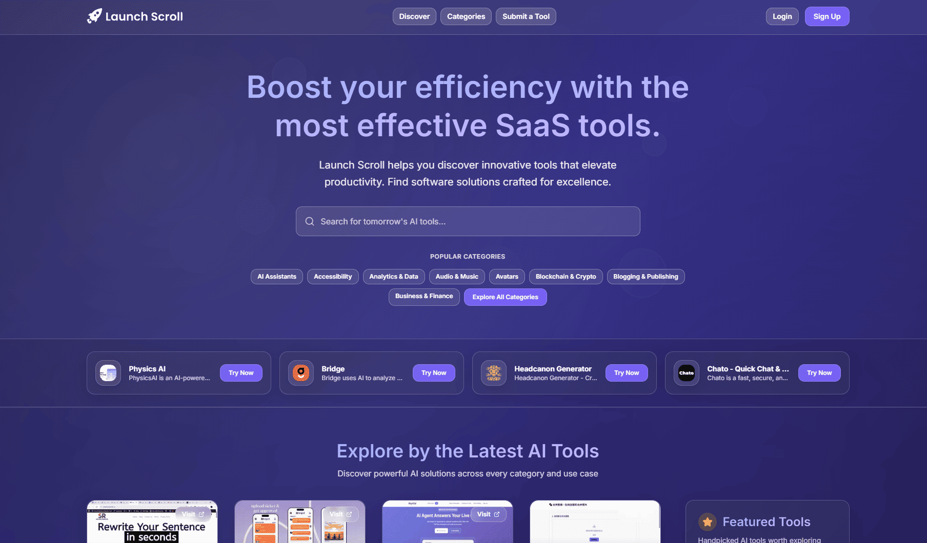 Launch Scroll logo