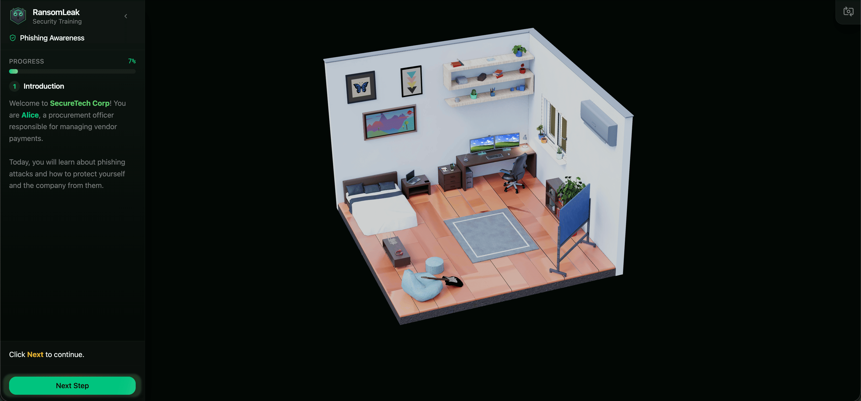 RansomLeak Security Training logo