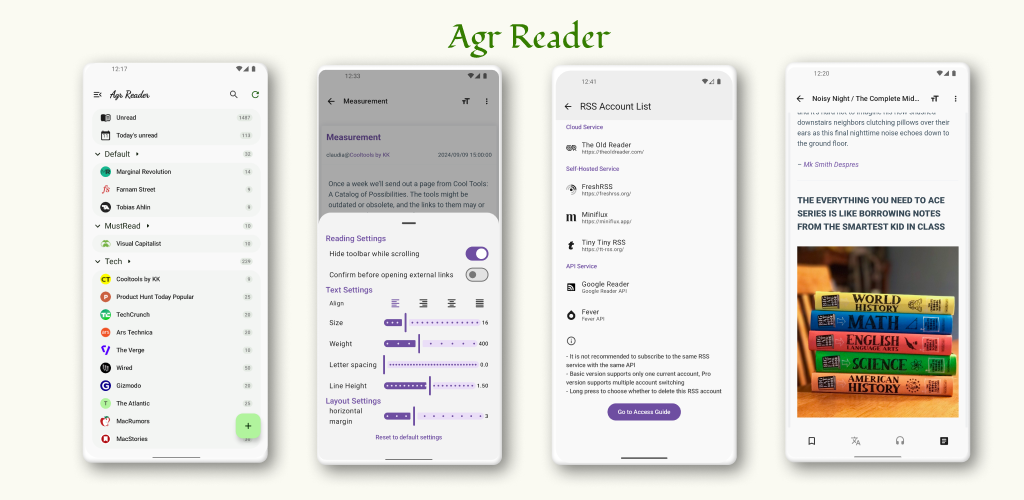 Agr Reader logo