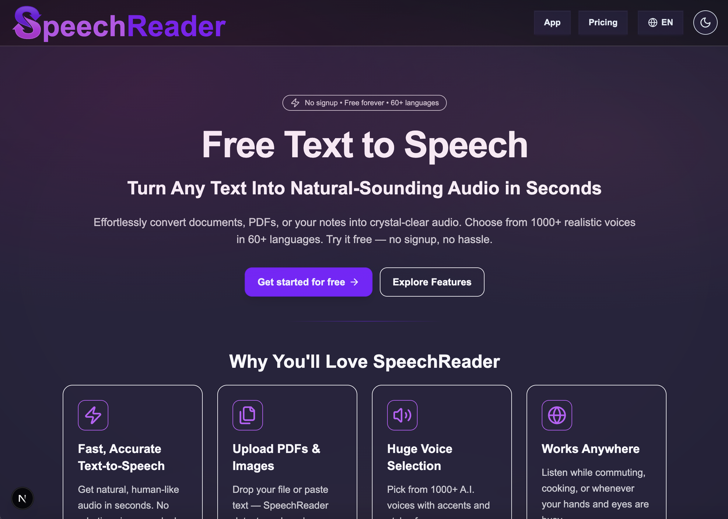 SpeechReader Text-to-Speech logo