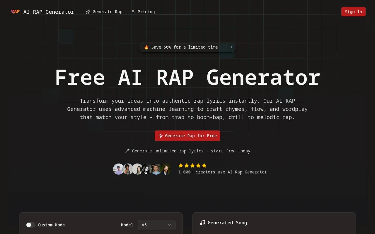 AI Rap Generator logo
