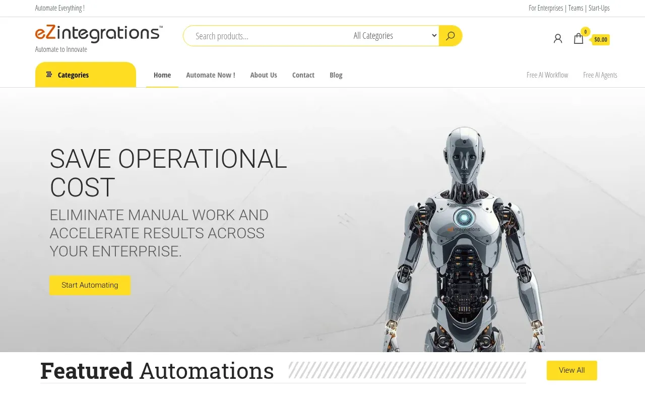 eZintegrations.ai logo