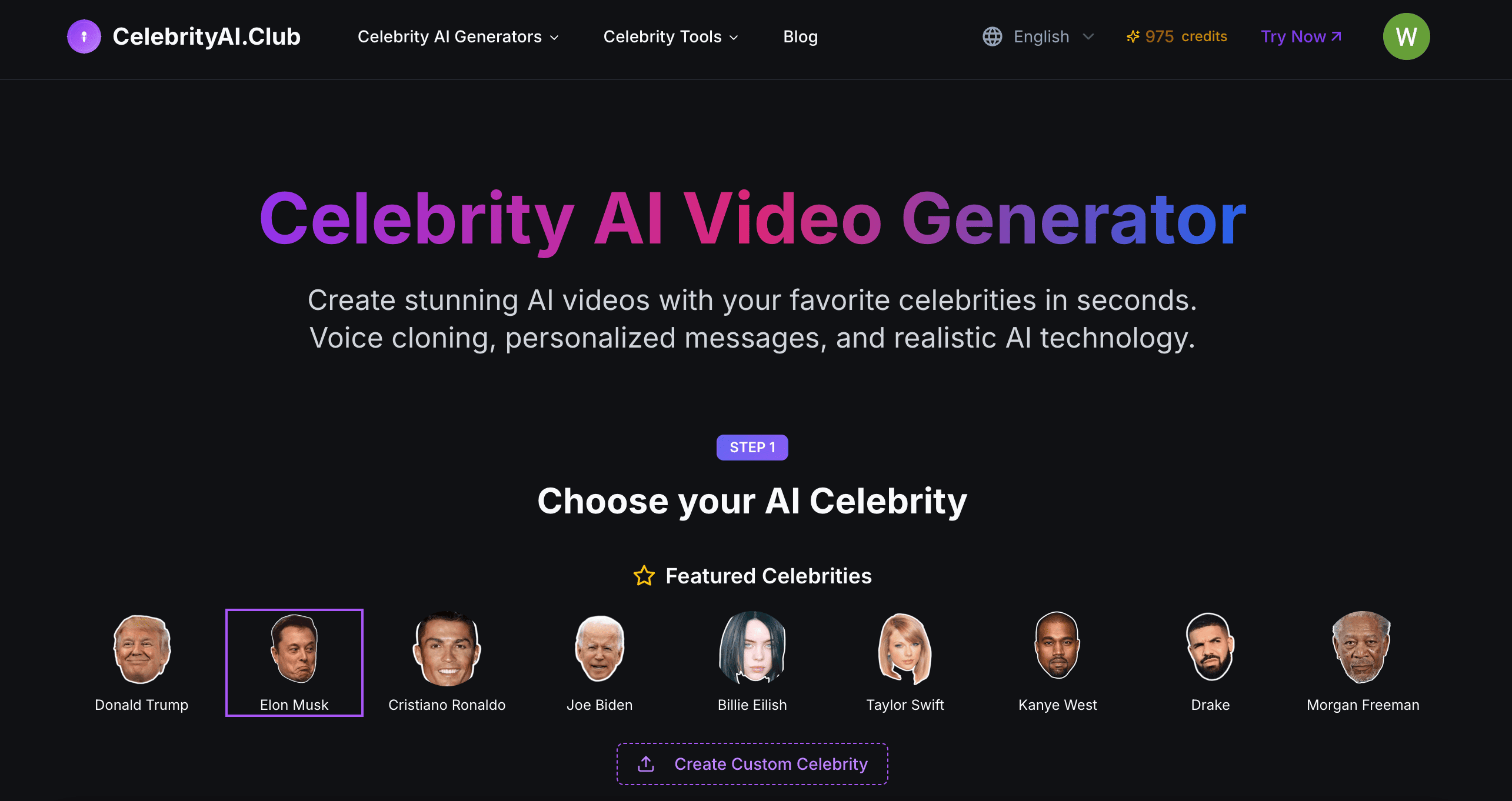 Celebrity AI logo