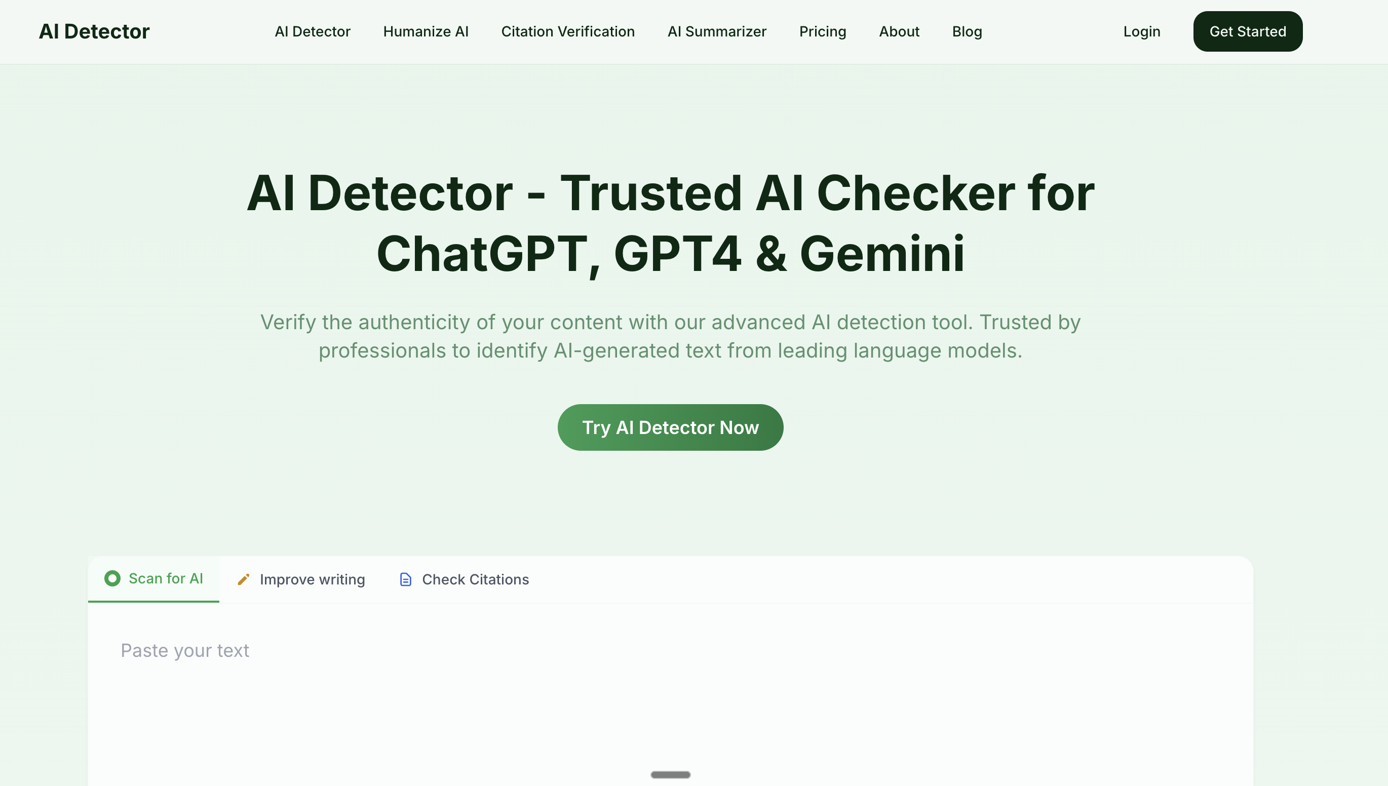 AI Detector logo