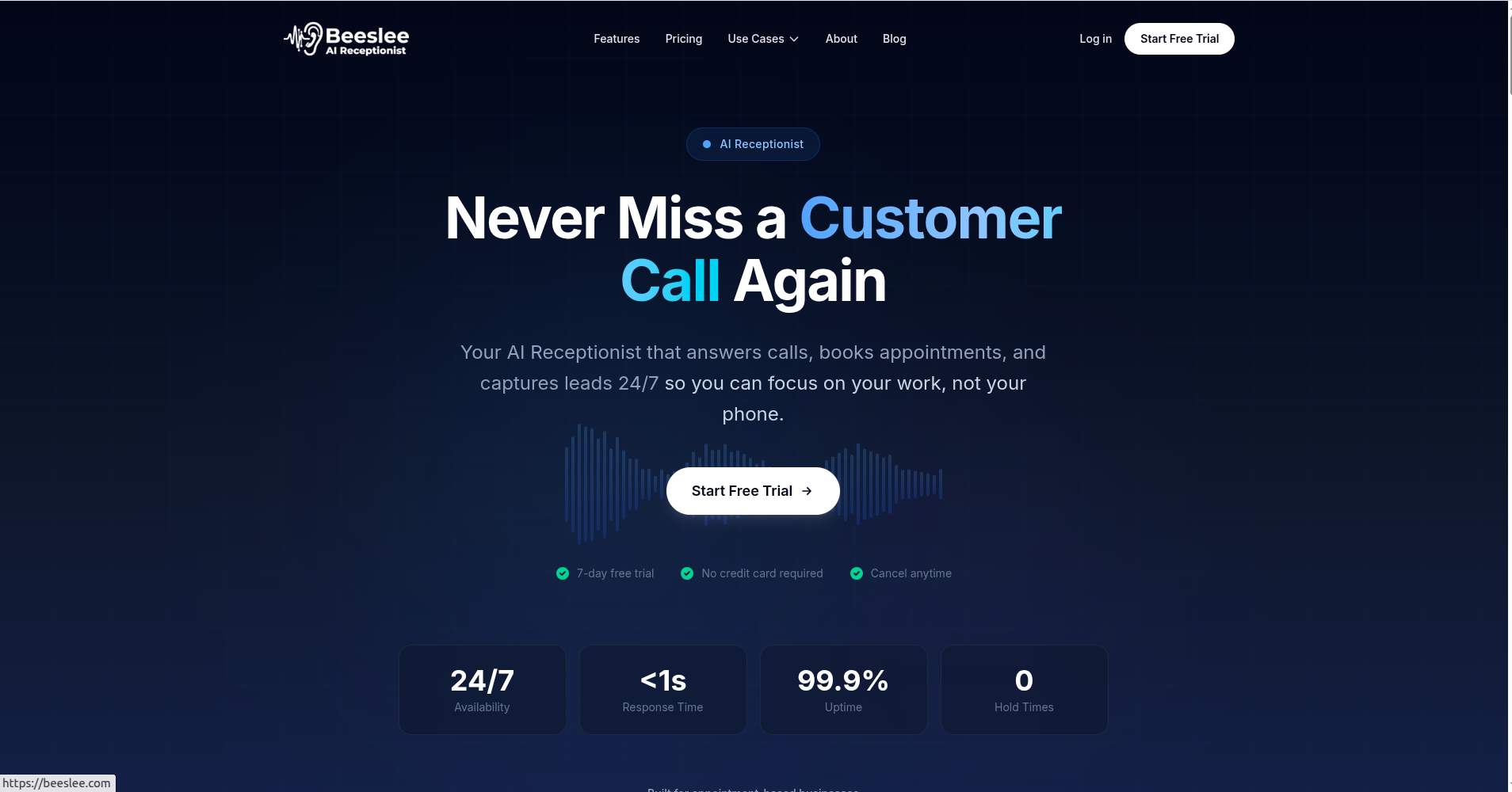 Beeslee AI Receptionist logo