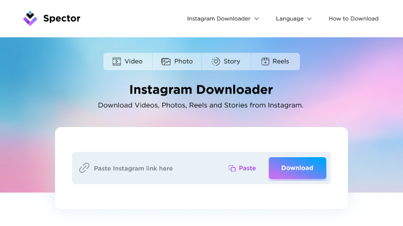 Spector Instagram Downloader logo