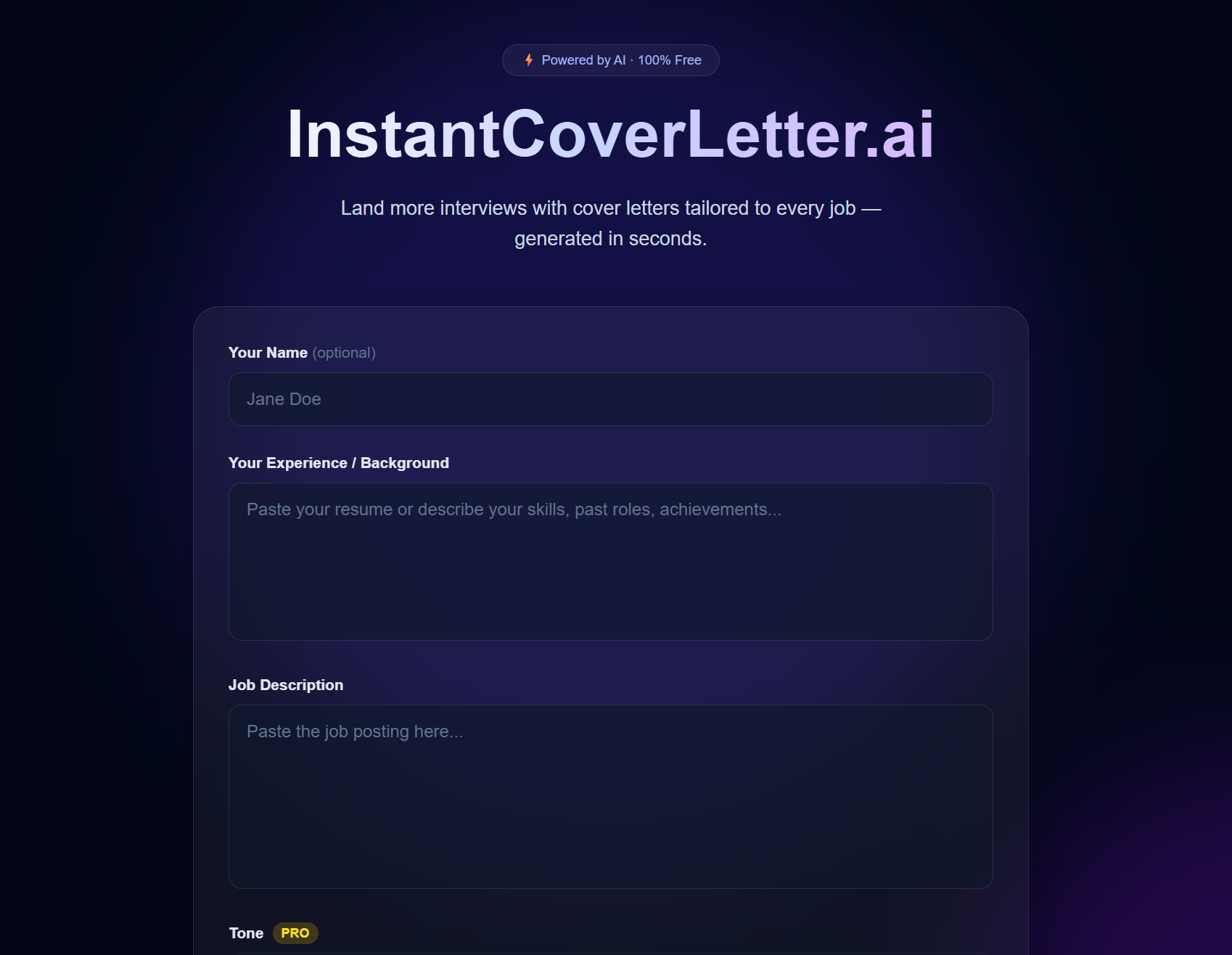 InstantCoverLetter.ai logo