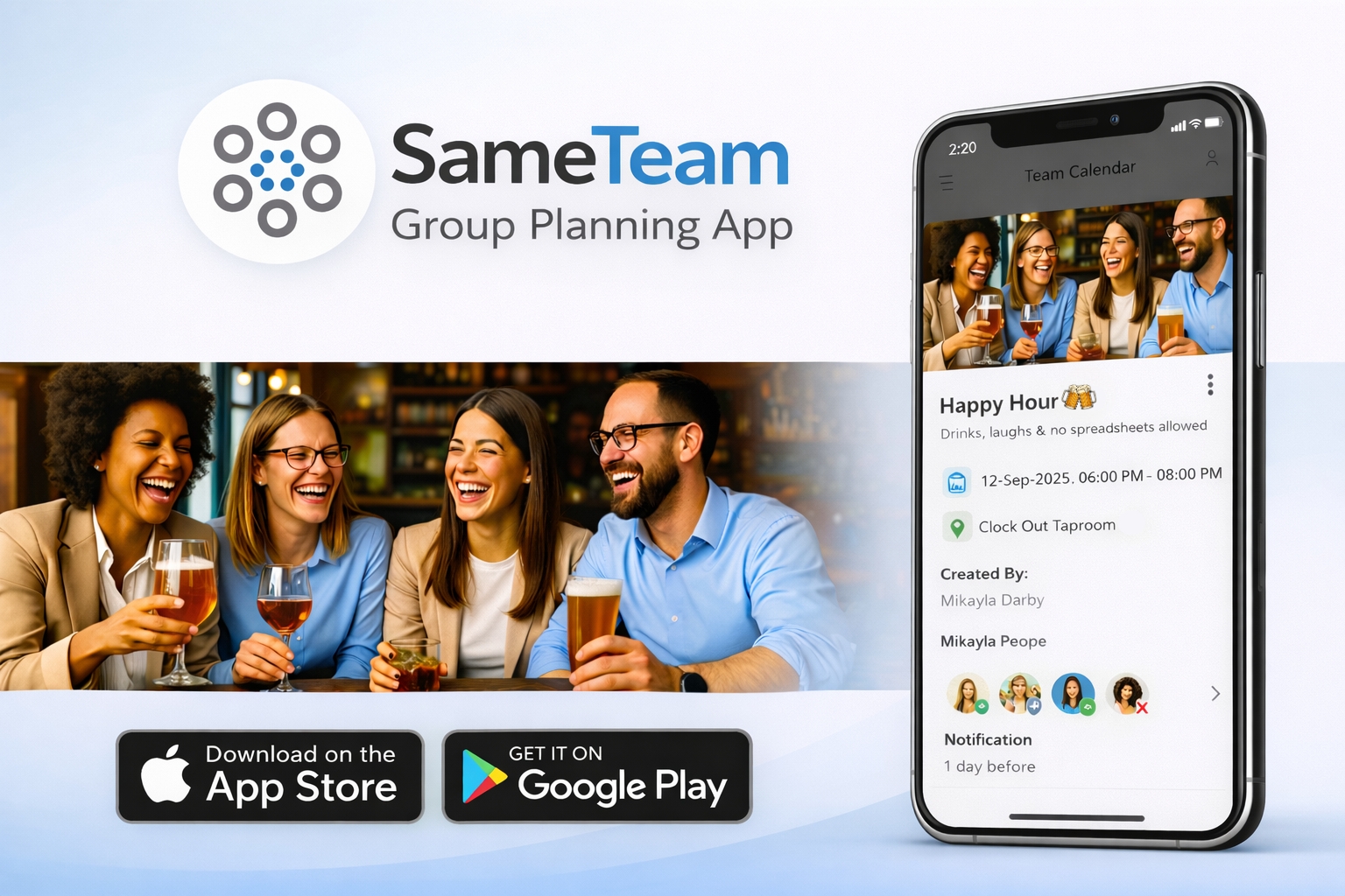 SameTeam – Group Planner & RSVPs logo