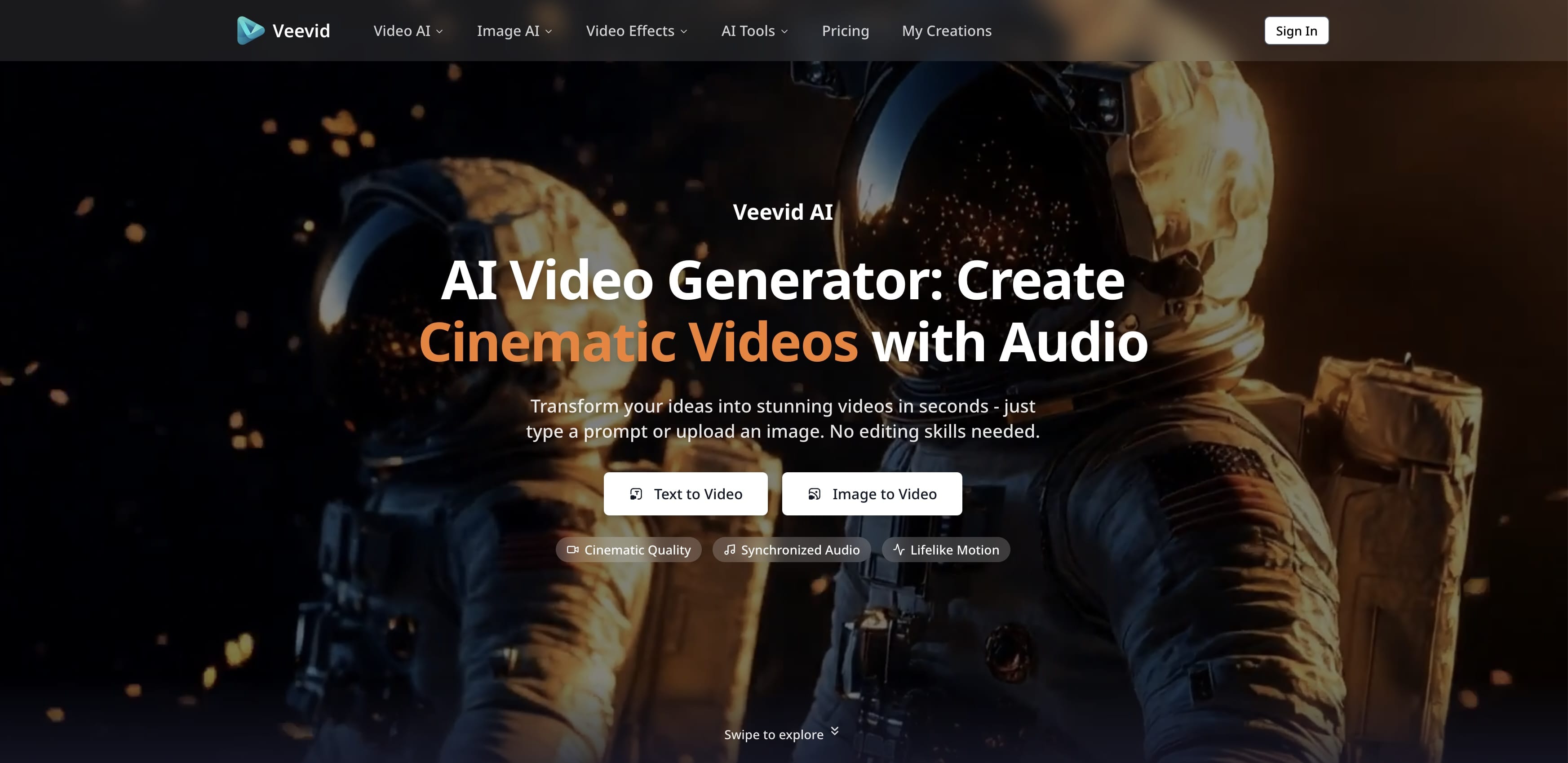 Veevid AI - Easy All-in-One AI Video Generator logo