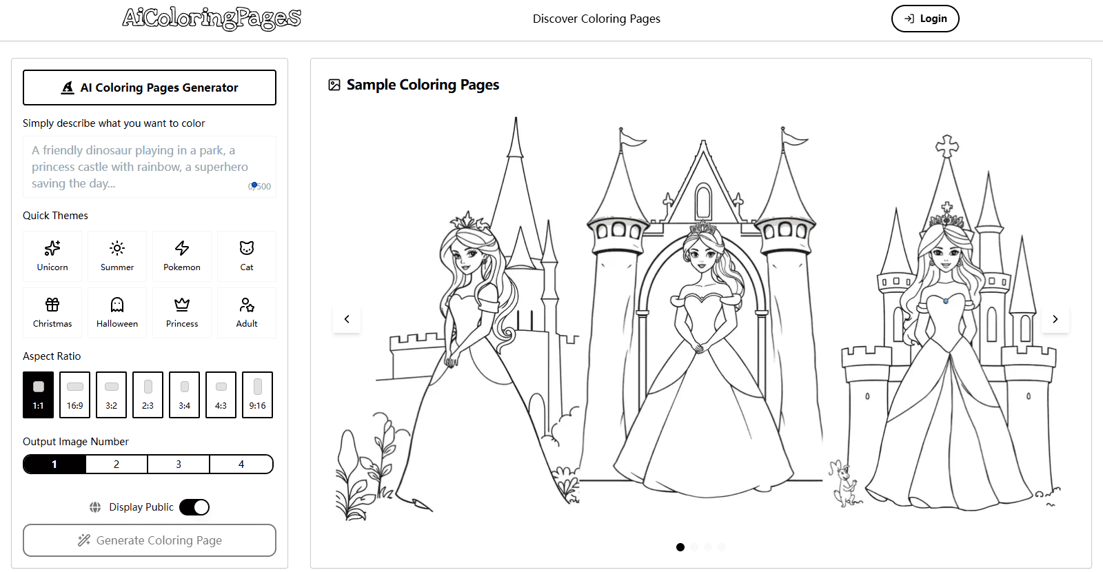 AI Coloring Pages Generator logo