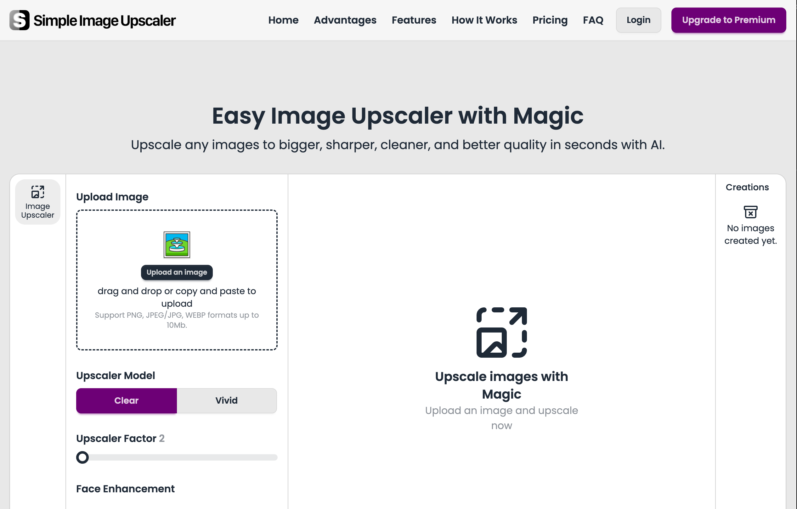 Simple Image Upscaler logo