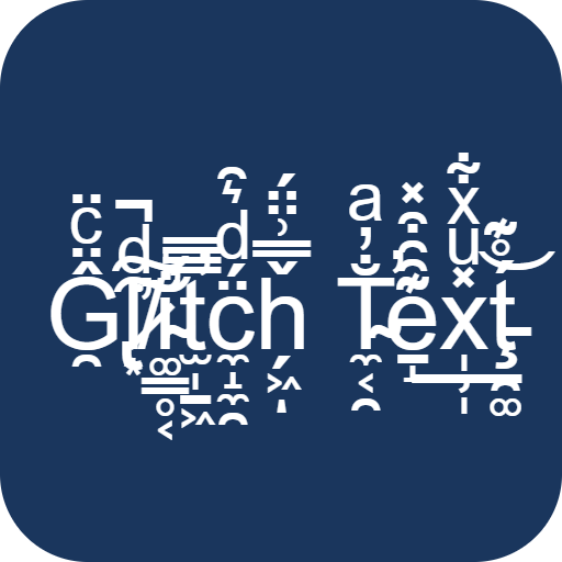 Glitch Text Generator Logo