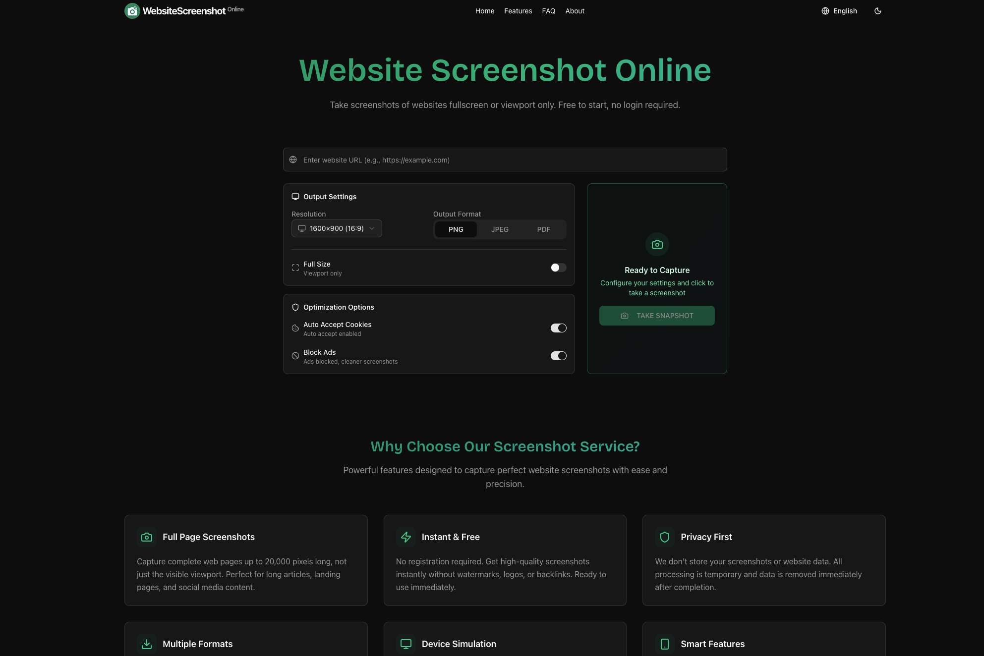 Website Screenshot Online logo