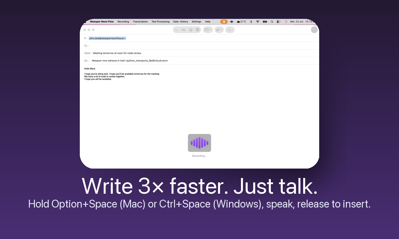 Weesper Neon Flow logo