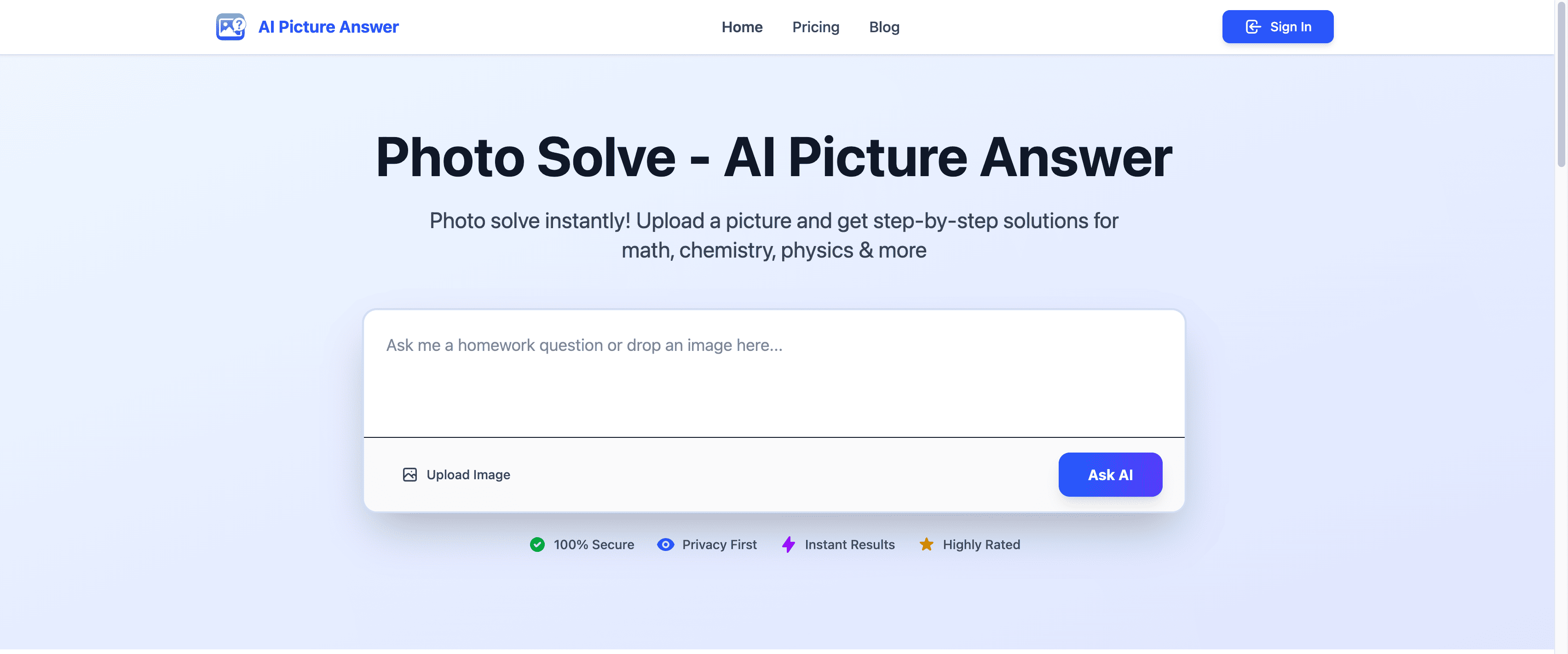 Ai Picture Answer logo