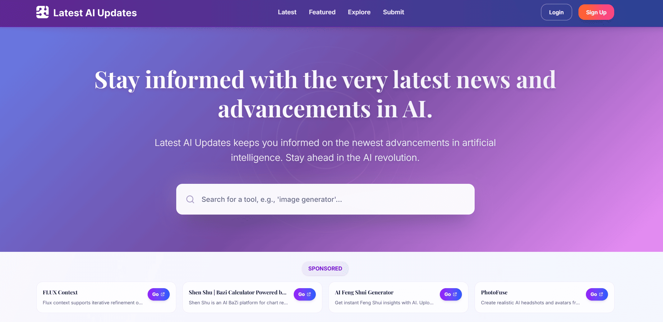 Latest AI Updates logo