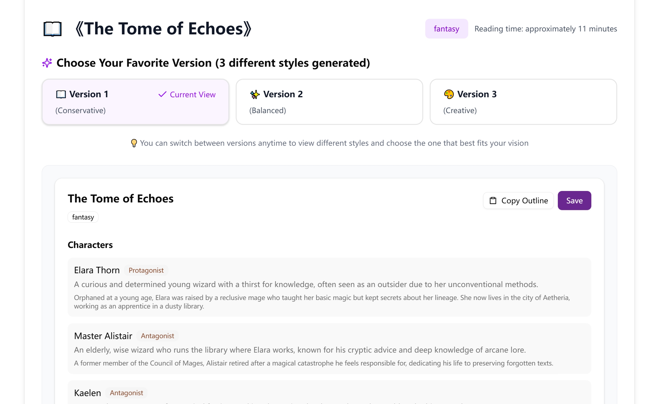 AI Story Writer logo